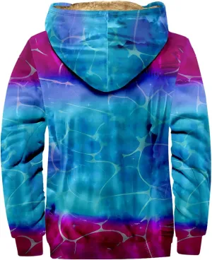 Men's Zip Up Hoodie Heavyweight Sweatshirt Fleece Sherpa Lined Warm Jacket Gradient Color Big&Tall Plus Size Clothes