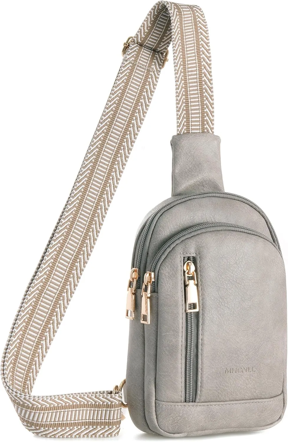 MHCNLL Small Sling Bag RFID Crossbody Purse for Women - Anti Theft Fanny Pack Chest Bag for Travel