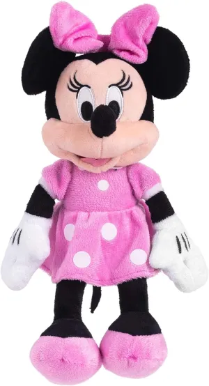 Minnie 10776 Disney Pink 11" Beans Plush, Multi, 6"