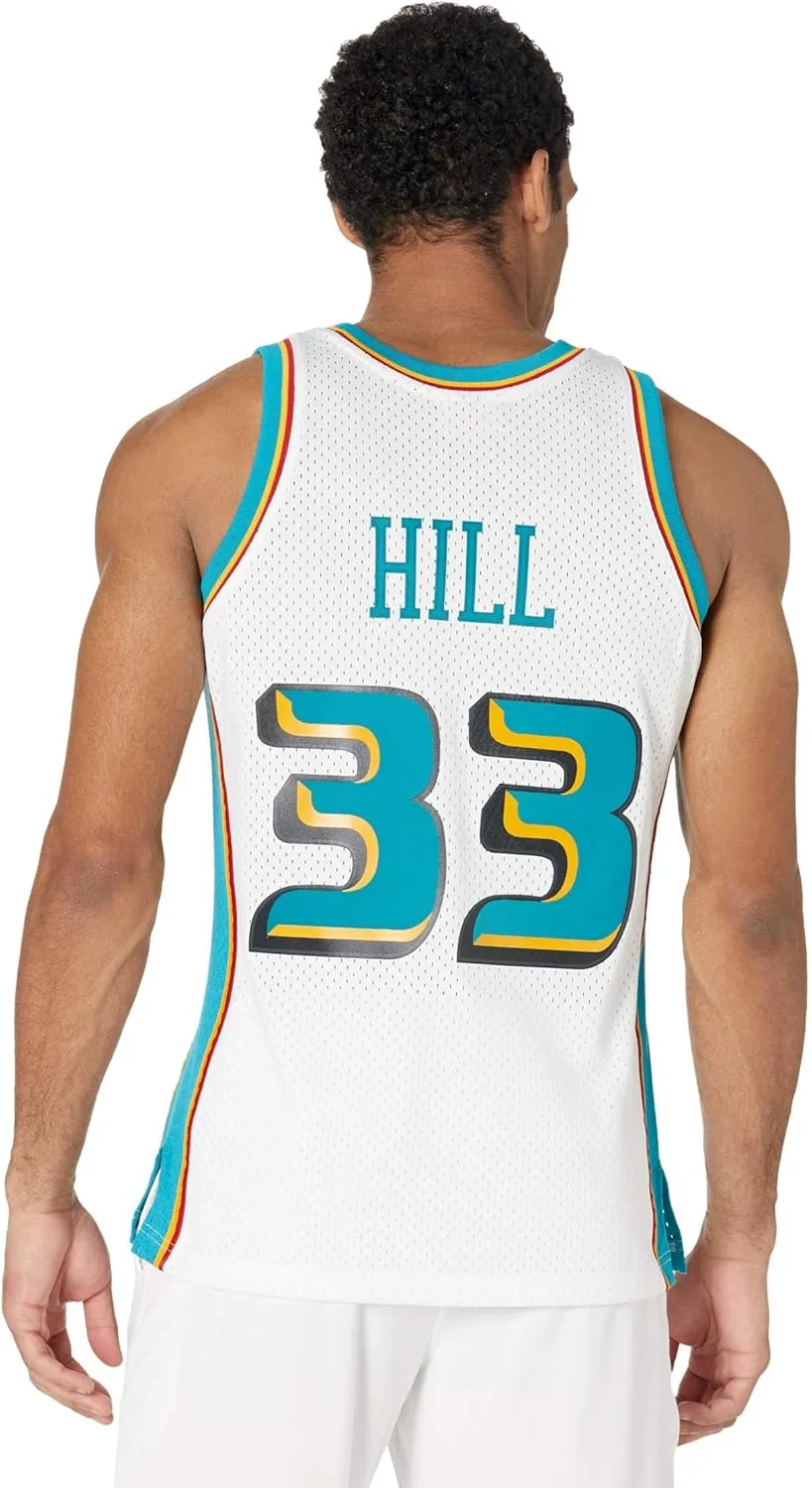 Mitchell & Ness Detroit Pistons Grant Hill 1998 Road Swingman Jersey