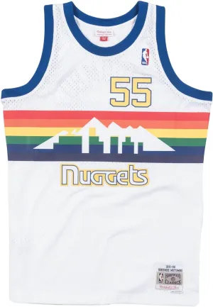 Mitchell & Ness Dikembe Mutombo Denver Nuggets Men's White 1991-92 Swingman Jersey