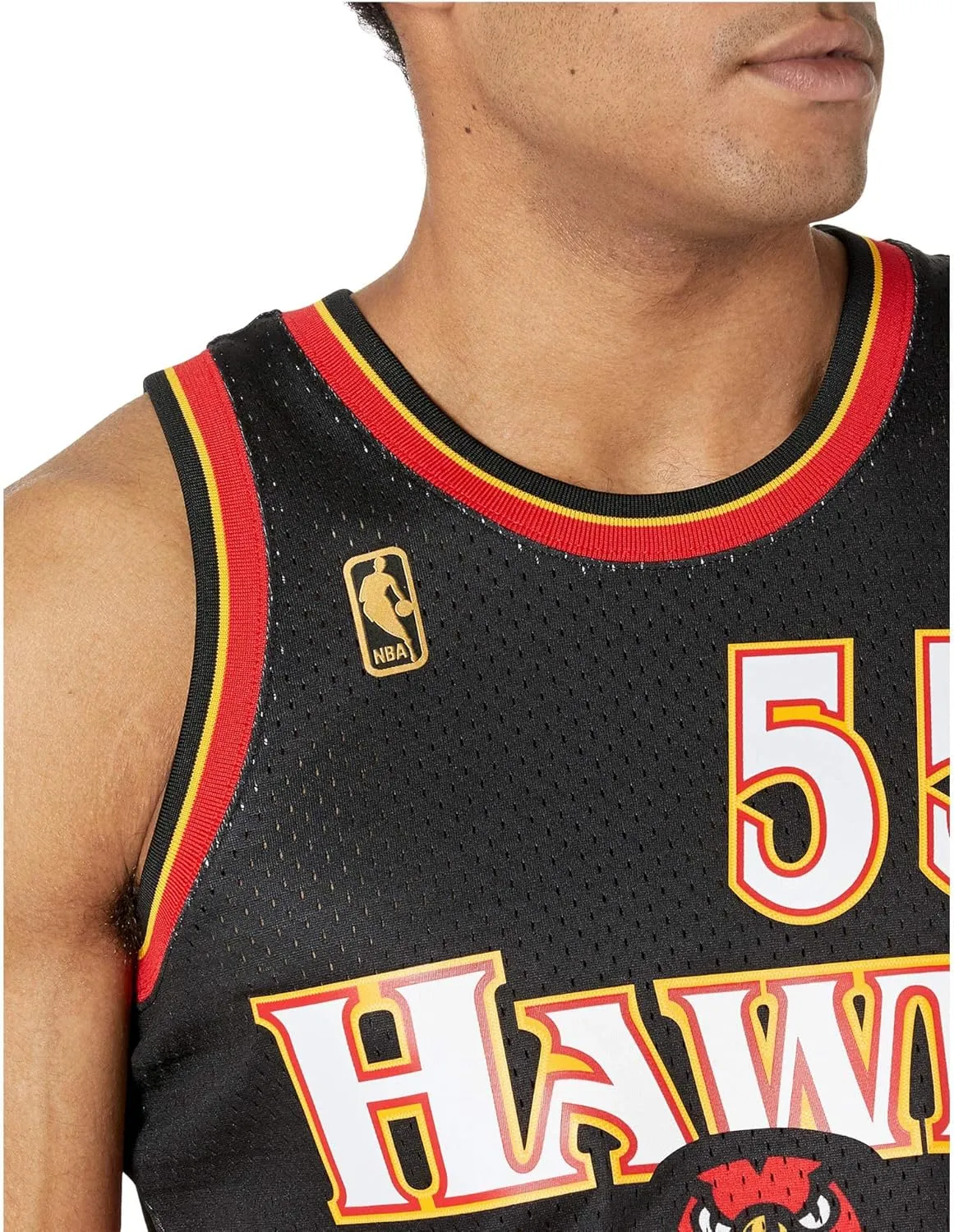 Mitchell Ness Swingman Hawks Jersey Mutombo