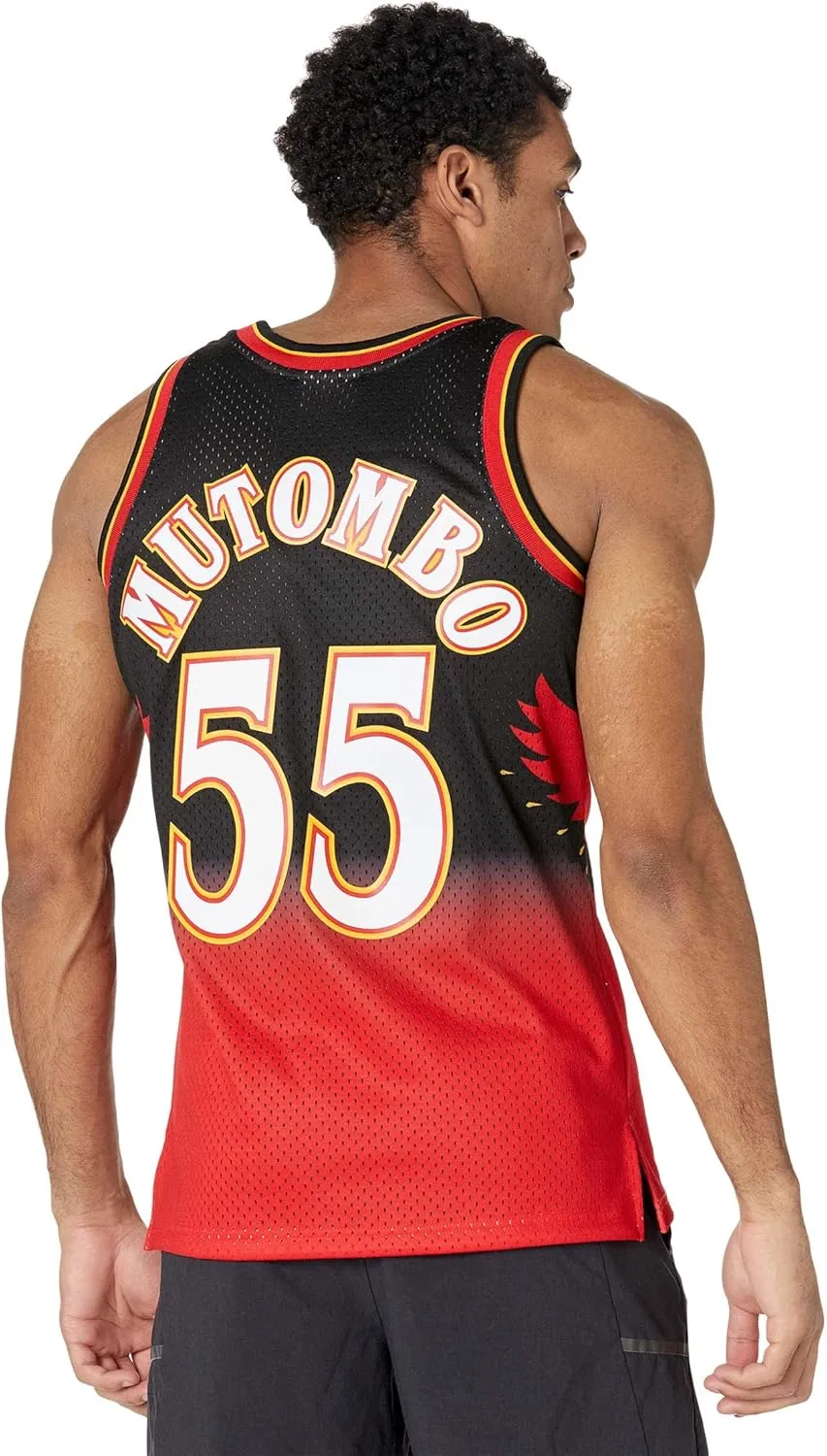 Mitchell Ness Swingman Hawks Jersey Mutombo