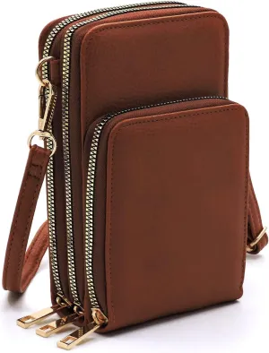 MIZUBA Small Crossbody Cell Phone Purse Mini Messenger Shoulder Bag Crossbody Wallet with Credit Card Slots