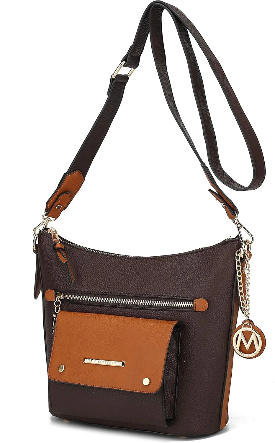 MKF Collection Crossbody Bag for Women, Shoulder Bag Lady Large Messenger Purse By Mia K