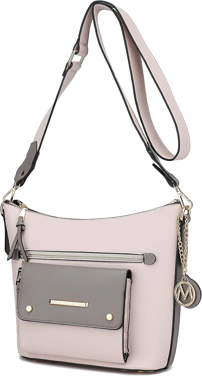 MKF Collection Crossbody Bag for Women, Shoulder Bag Lady Large Messenger Purse By Mia K