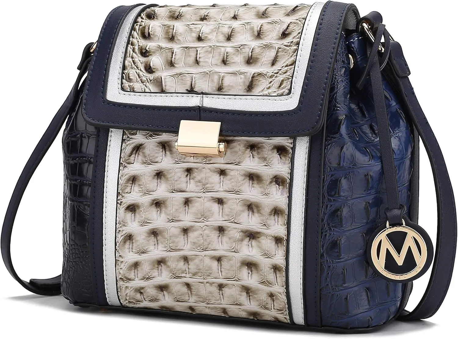 MKF Collection Crossbody Bag for Women, Vegan Leather shoulder Bag Handbag Purse By Mia K
