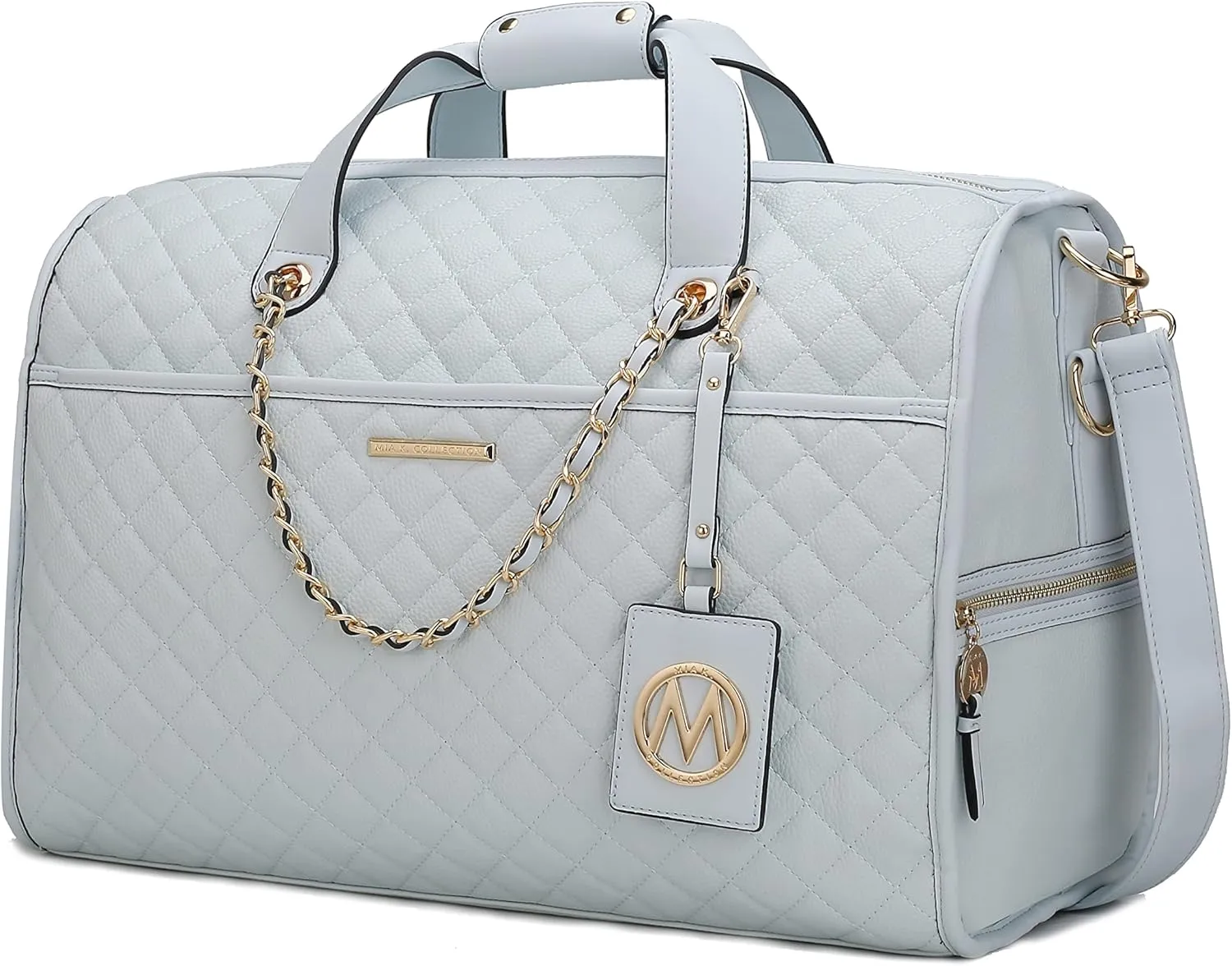 MKF Collection Duffle Bag for Women, Vegan Leather Large Cute Weekender, Carry on Luggage Travel Bag Purse By Mia K