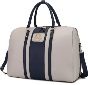 MKF Collection Duffle Bag for Women, Vegan Leather Large Weekender Overnight Sleepover – Carry-on Luggage Hospital Bag By Mia K