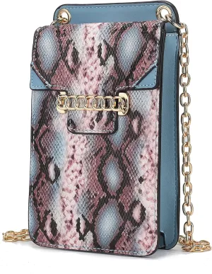 MKF Collection Small Crossbody Bag Cell Phone Purse for Women Card Slots – Vegan Leather Cellphone Bag Case by Mia K