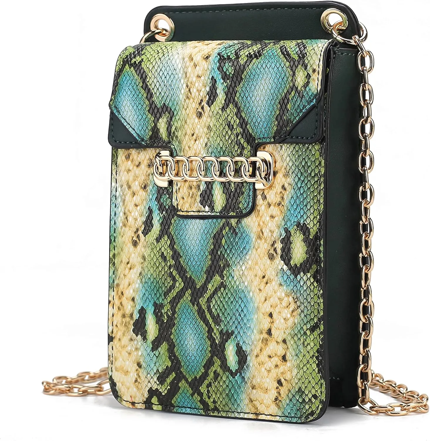 MKF Collection Small Crossbody Bag Cell Phone Purse for Women Card Slots – Vegan Leather Cellphone Bag Case by Mia K
