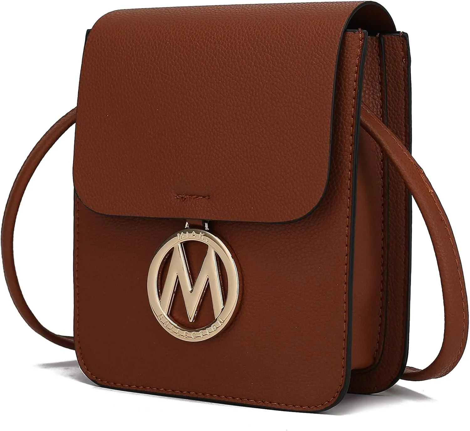 MKF Collection Small Crossbody Bag for Women, Vegan Leather Cell Phone Bag Shoulder Bag By Mia K