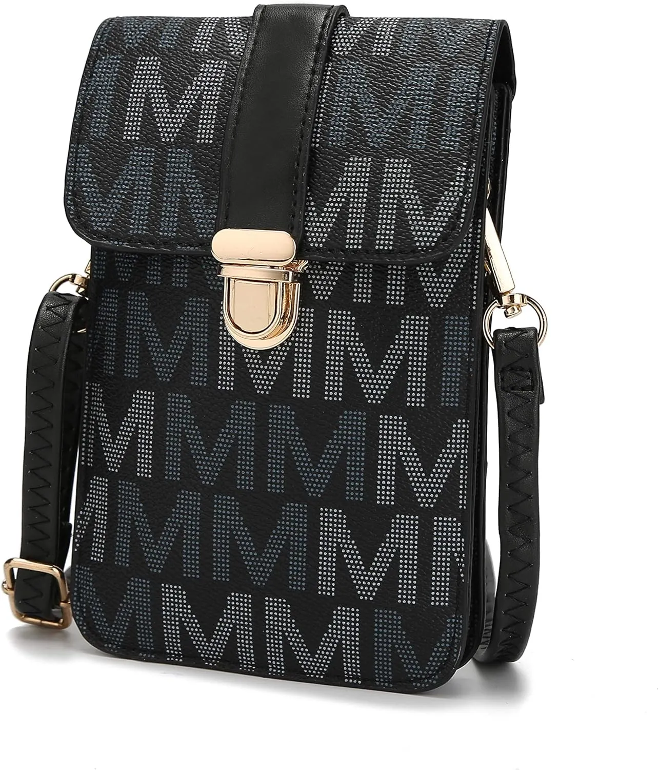 MKF Small Crossbody Cell Phone Purse Wallet for Women – PU Leather Cellphone Bag – Case with Shoulder Strap