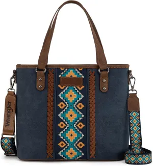 Montana West Wrangler Tote Bag for Women Aztec Handbags with Crossbody Strap