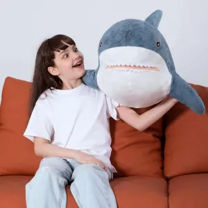 MorisMos Giant Stuffed Animal Shark Plush 32in, Shark Stuffed Animal Large, Soft Shark Pillow Stuffed Toy for Kids