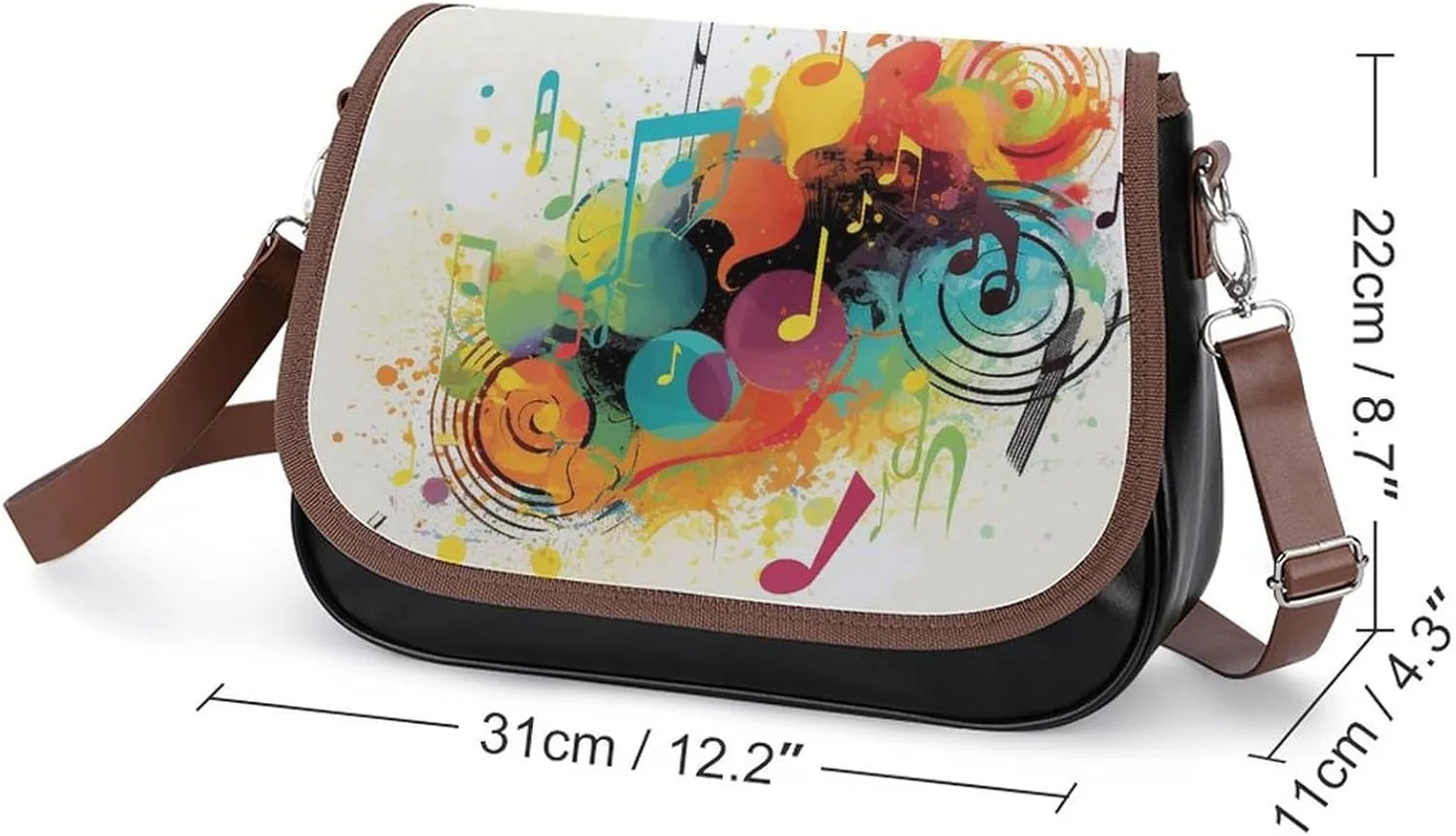 Mountain Cabin Moose Crossbody Bags for Women Travel Shoulder Bag Small Leather Cross Body Handbags