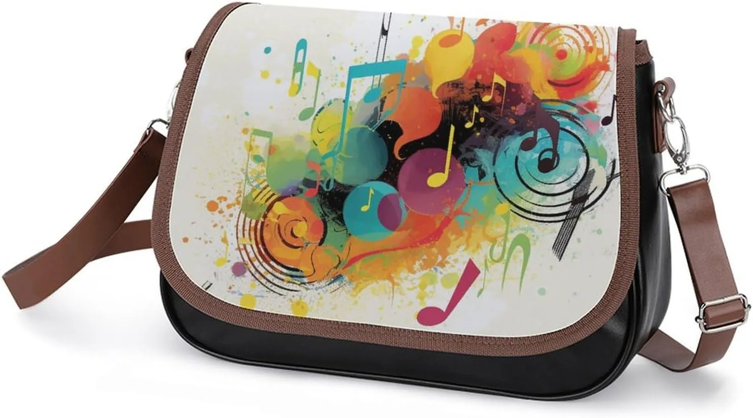 Mountain Cabin Moose Crossbody Bags for Women Travel Shoulder Bag Small Leather Cross Body Handbags