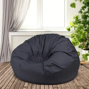 Multi Functional Oversized Bean Bag Chair for Adults | Grey Home Decor Cool Casual Modern | Memory Foam Cushy Soft Plush Cozy Fun Comfortable Lightweight Design Pouf Ottoman Solid