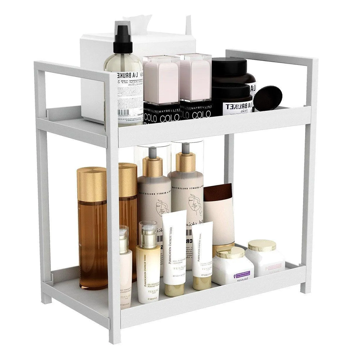 Multi-layer Cosmetic Storage Rack Desktop Organizer for Bathroom Dormitory Use