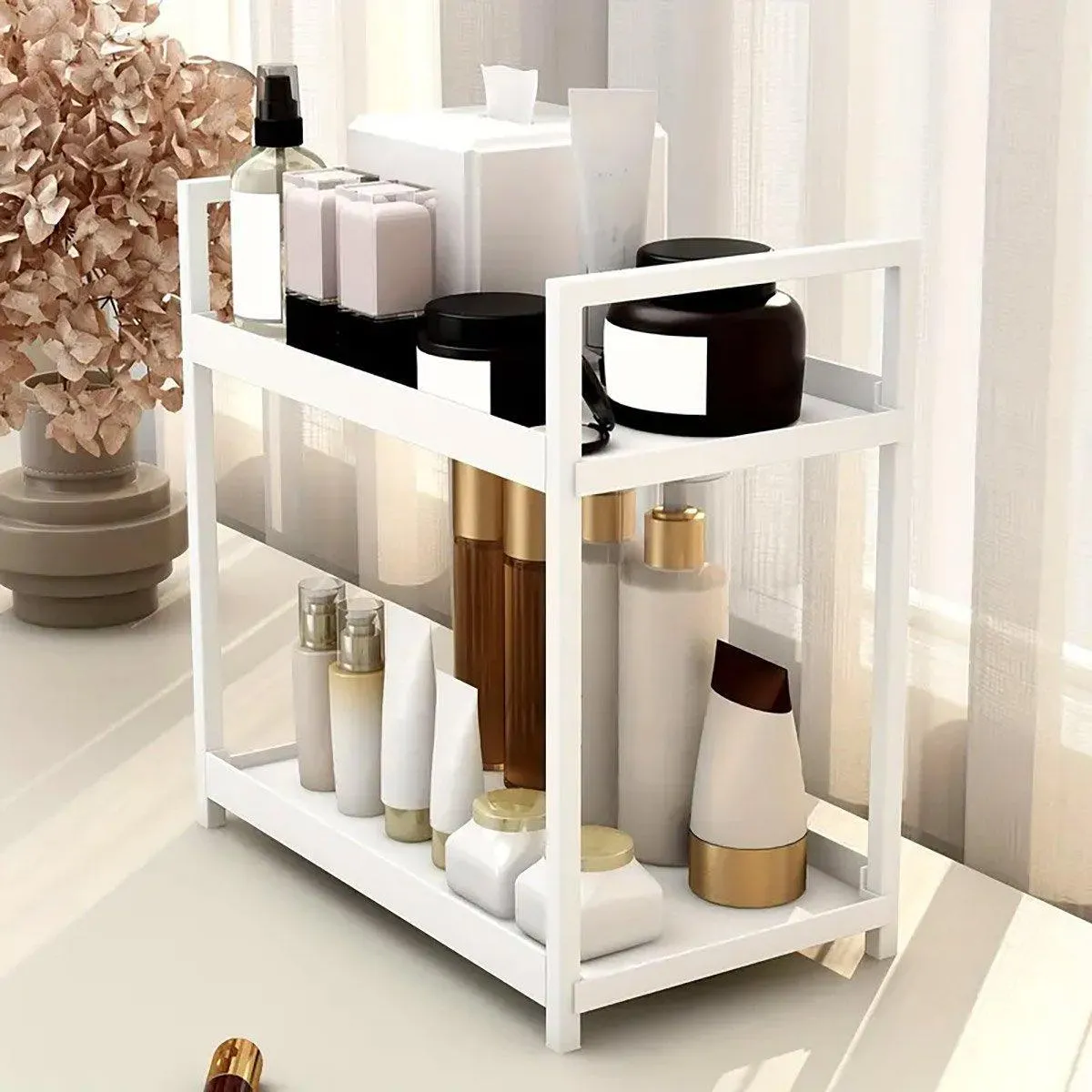 Multi-layer Cosmetic Storage Rack Desktop Organizer for Bathroom Dormitory Use