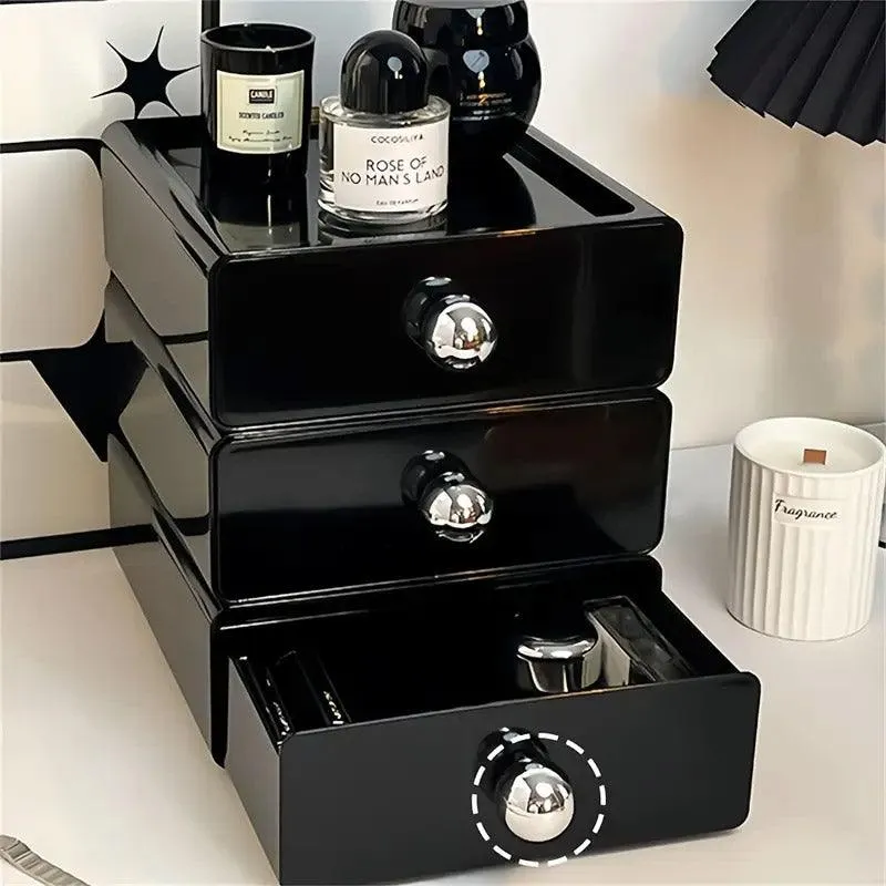 Multi-Layer Desktop Cosmetic Storage Box Office Drawer Organizer Rack Holder