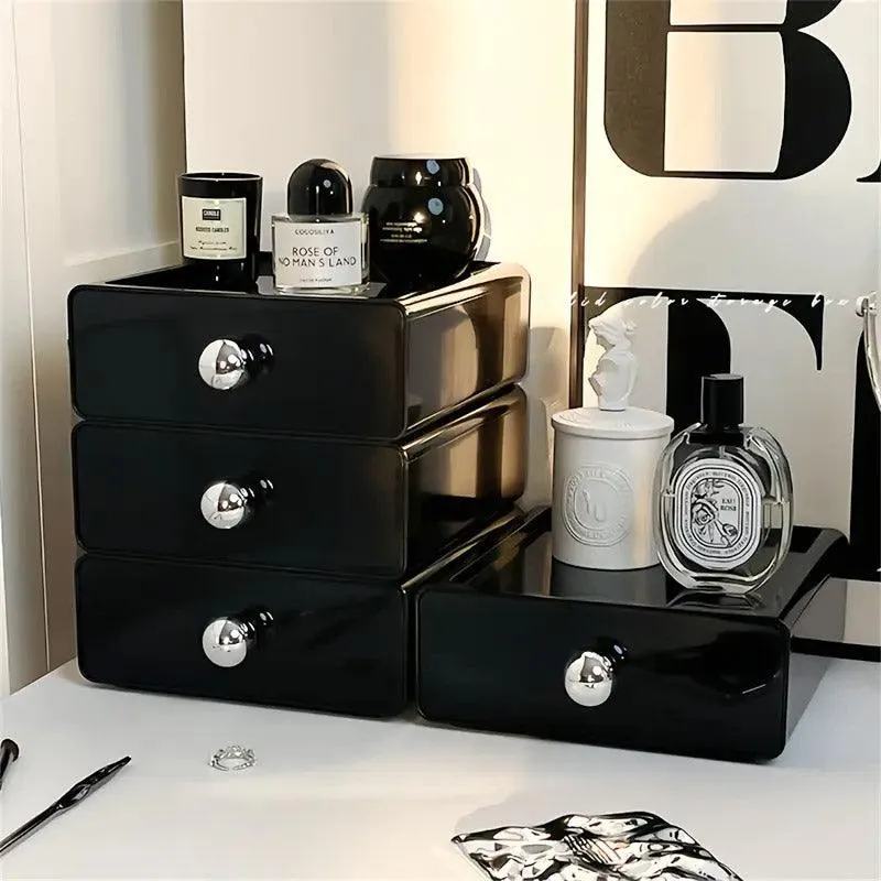 Multi-Layer Desktop Cosmetic Storage Box Office Drawer Organizer Rack Holder