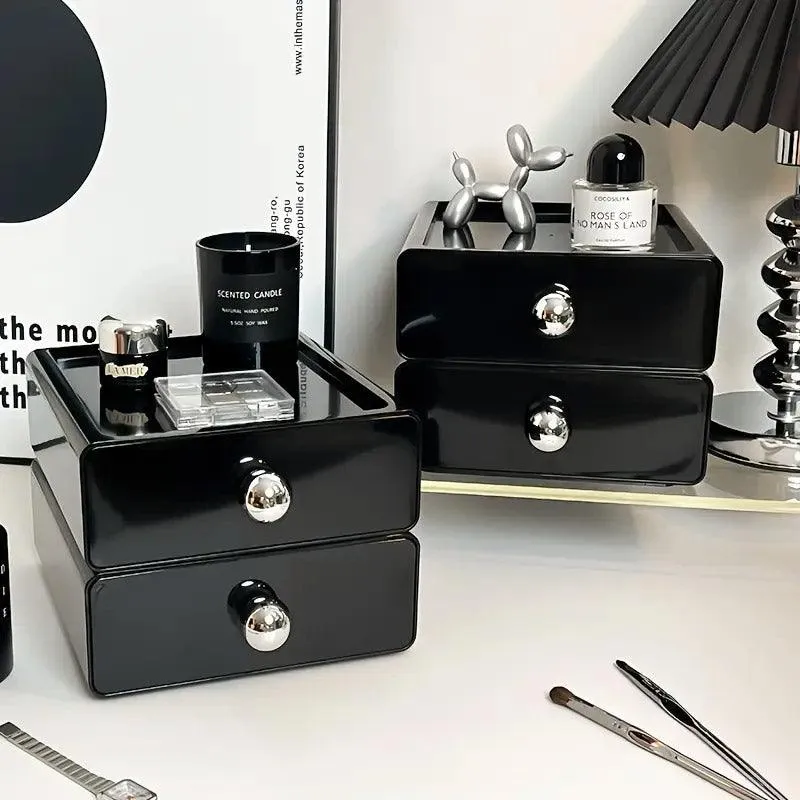 Multi-Layer Desktop Cosmetic Storage Box Office Drawer Organizer Rack Holder
