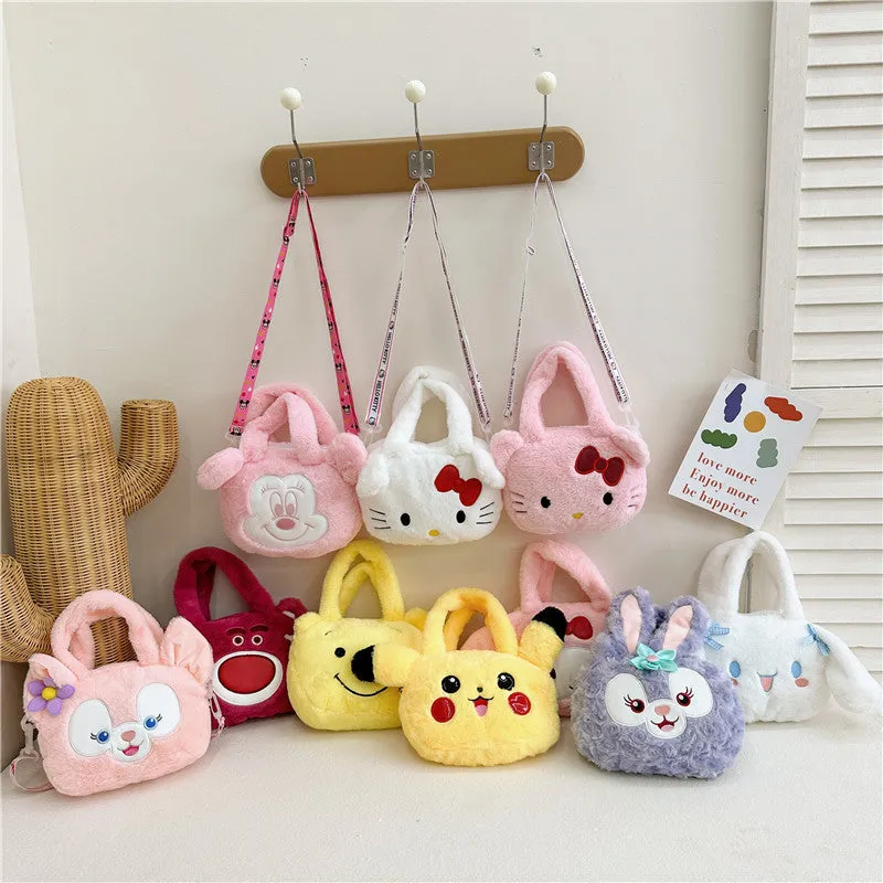Multi Prize Claw Plush Doll Heart Should Crossbody Bags