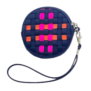 Multi Woven Coin Purse | Navy