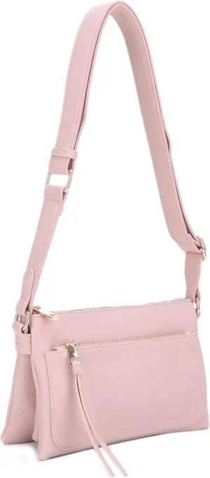 Multicompartment Functional Women Travel Crossbody with Comfortable Shoulder Strap