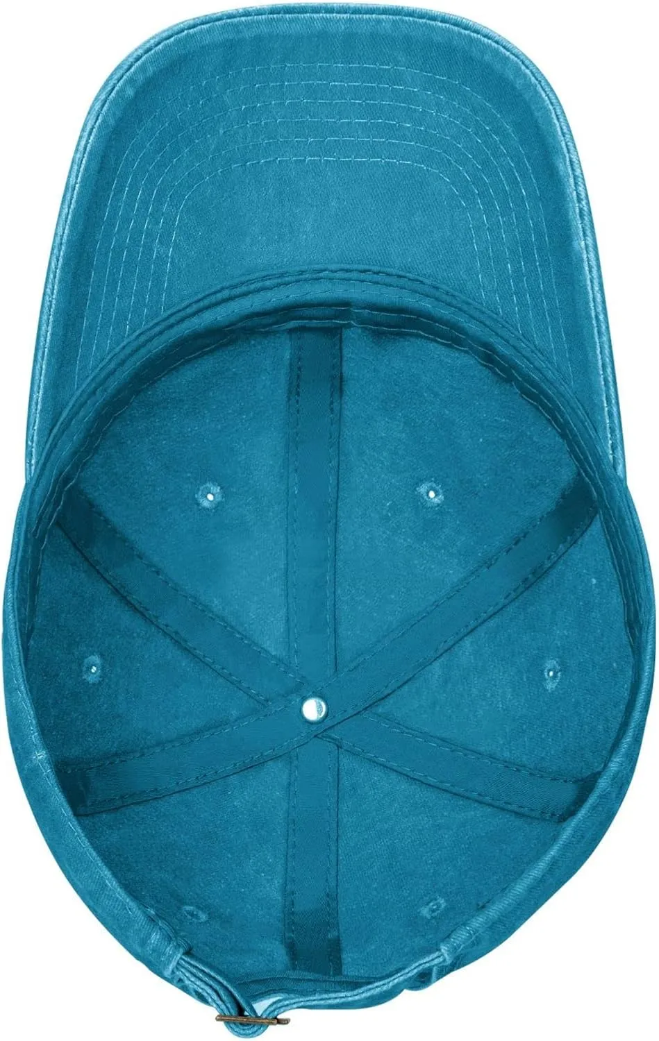 Naval Aviator Pilot Wings Vintage Wash Denim Baseball Cap