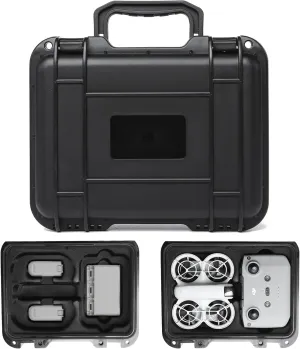Neo Case - Portable Waterproof Hard Case for DJI Drone Combo, RC-N3 Remote Controller, Batteries and Accessories