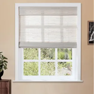 Neutral Paper Ramie Bamboo Woven Shade - Cream