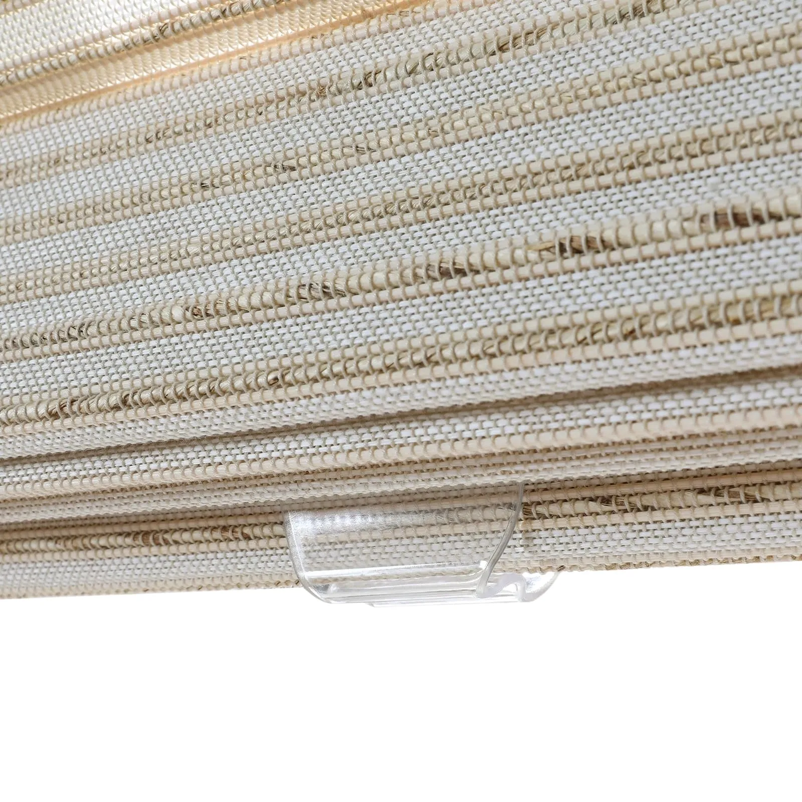 Neutral Paper Ramie Bamboo Woven Shade - Cream