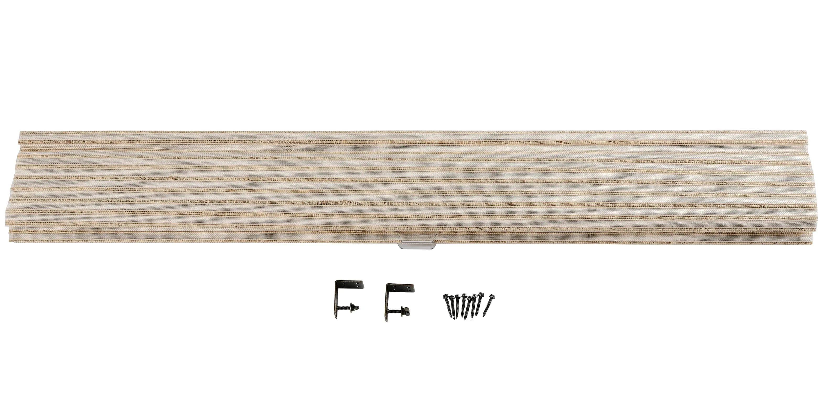 Neutral Paper Ramie Bamboo Woven Shade - Cream
