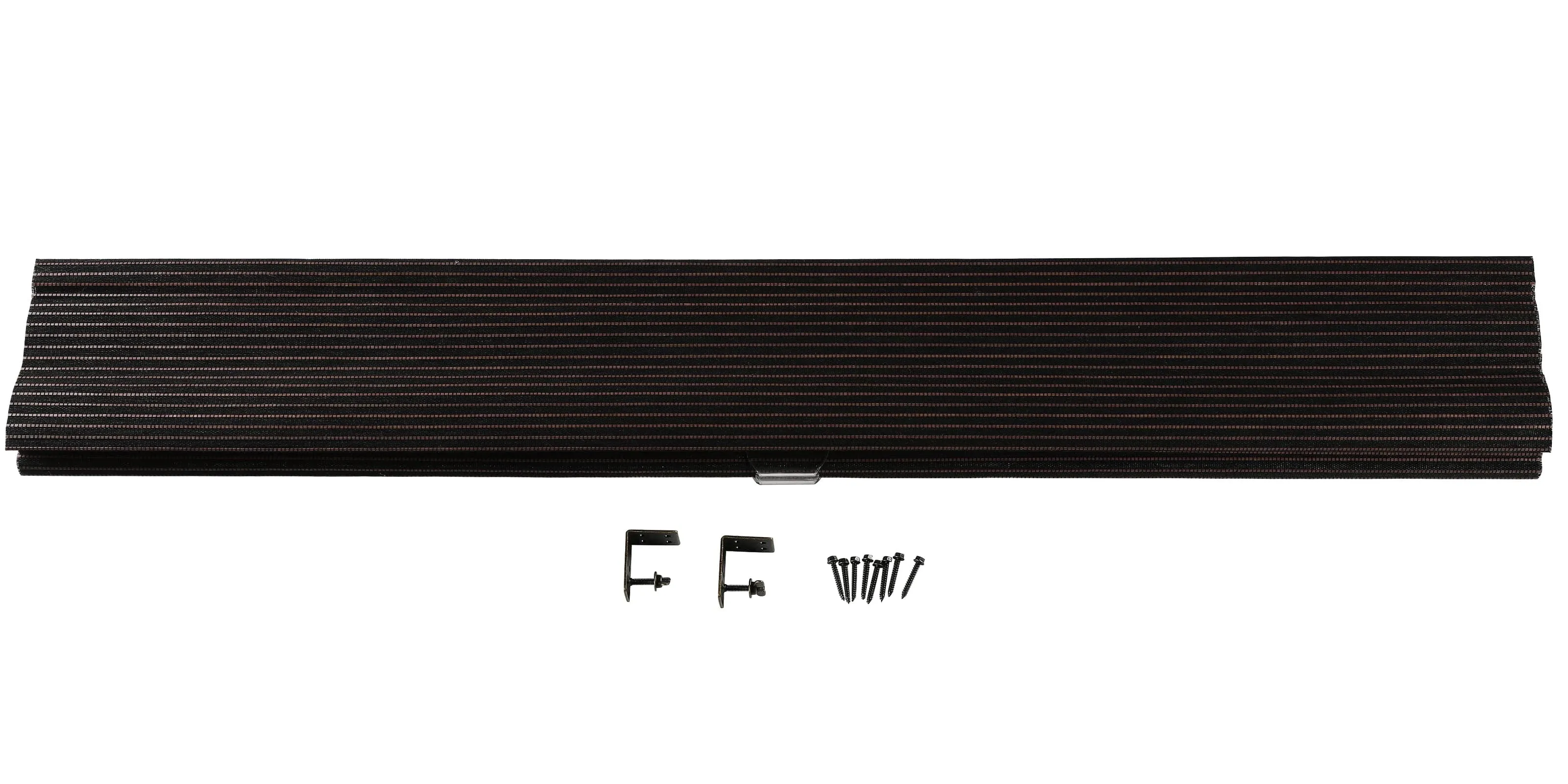 Night Neutral Woven Bamboo Shade-Chocolate