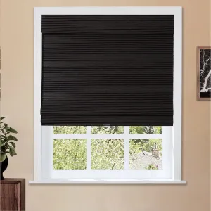 Night Neutral Woven Bamboo Shade-Chocolate