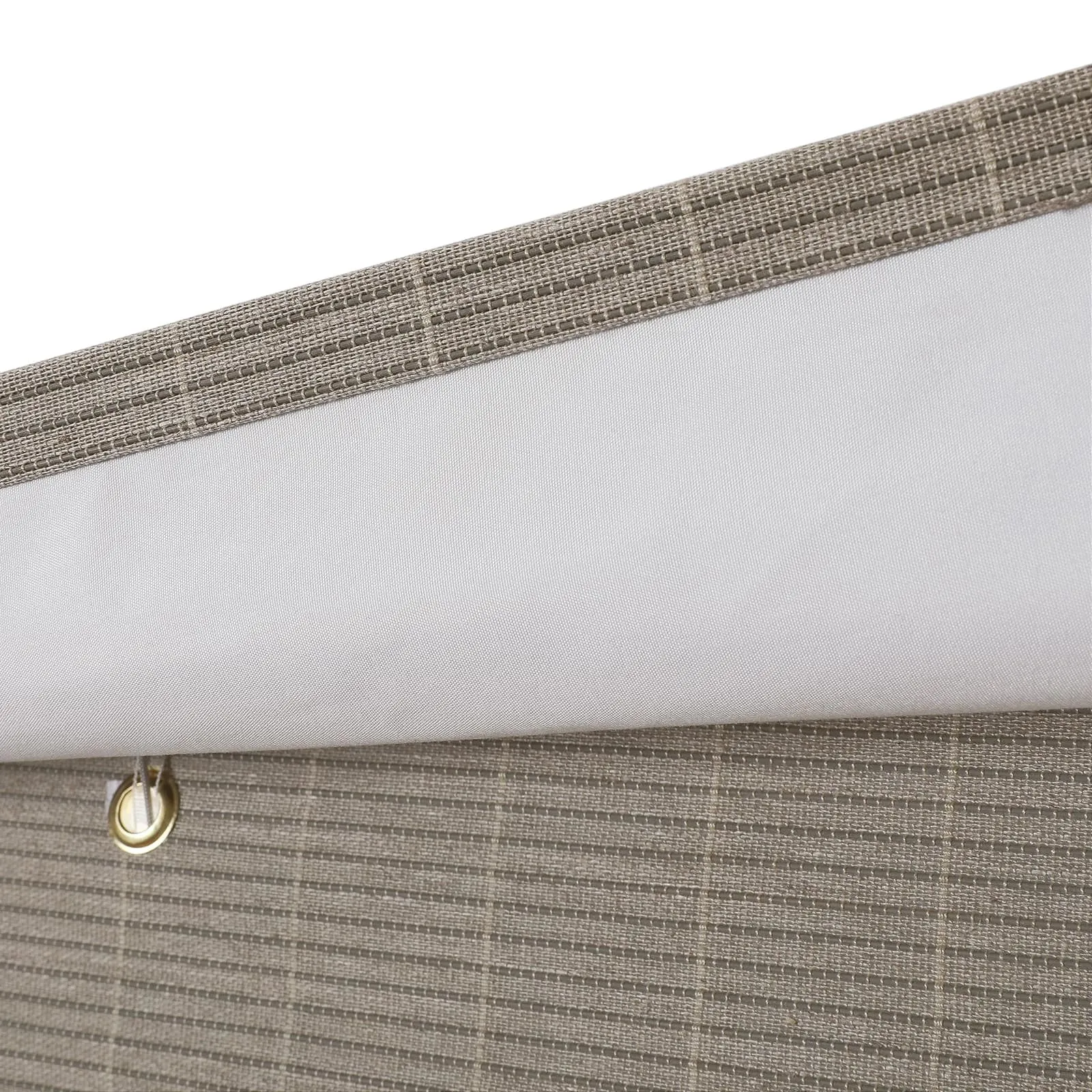 Night Neutral Woven Bamboo Shade-Stone