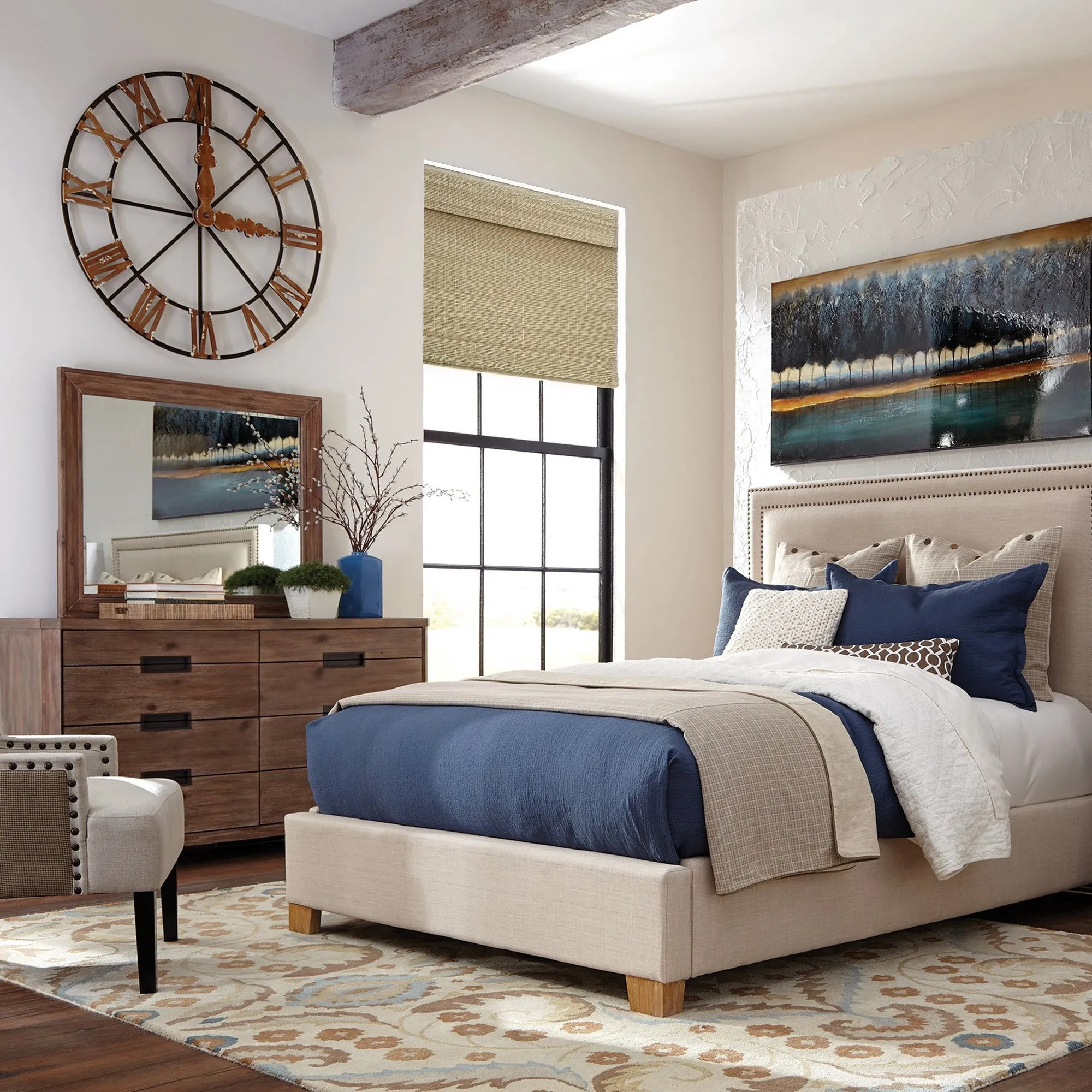 Nomi No-Drill Woven Bamboo  Blinds & Shades | Avocado