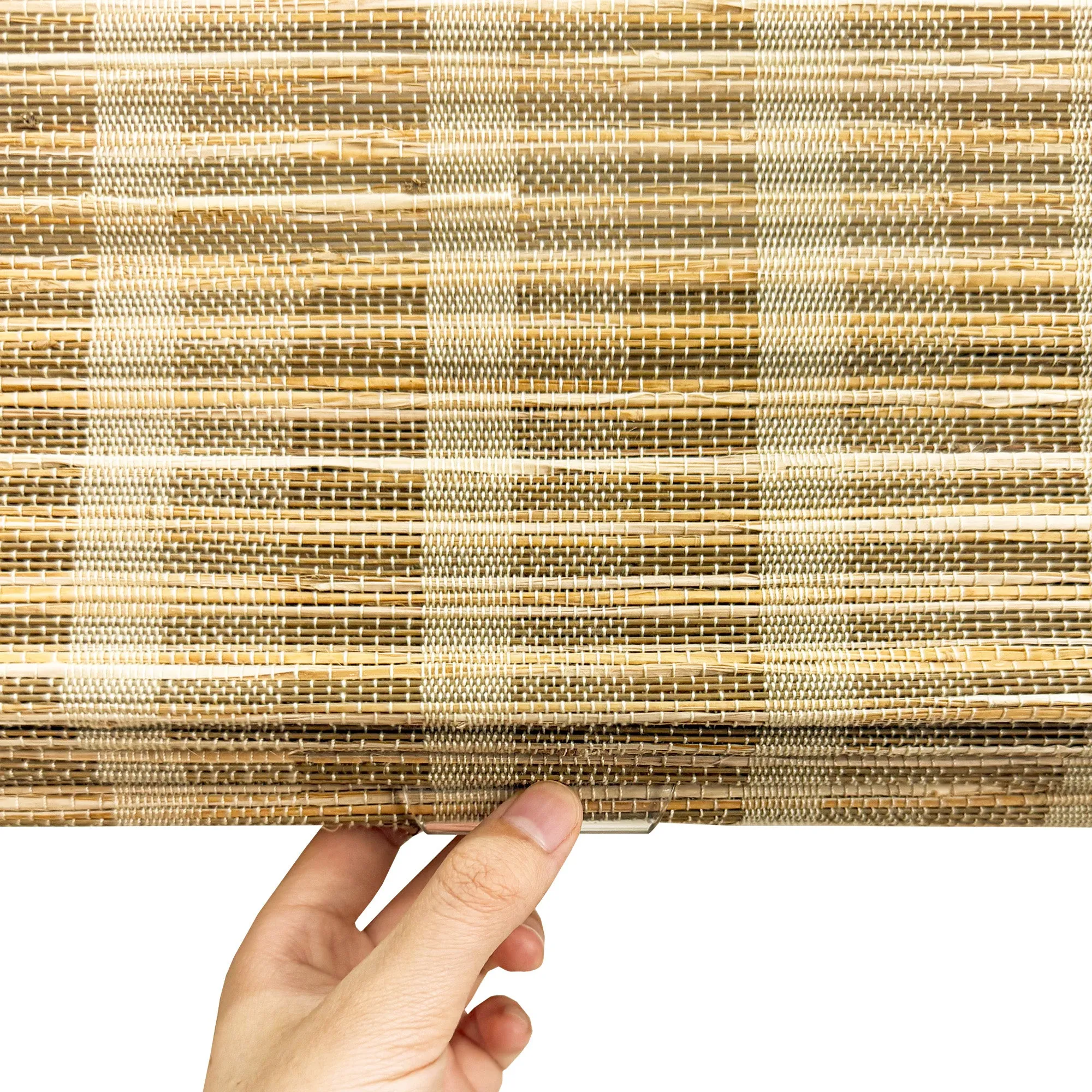 Nomi No-Drill Woven Bamboo Blinds & Shades | Tree Bark
