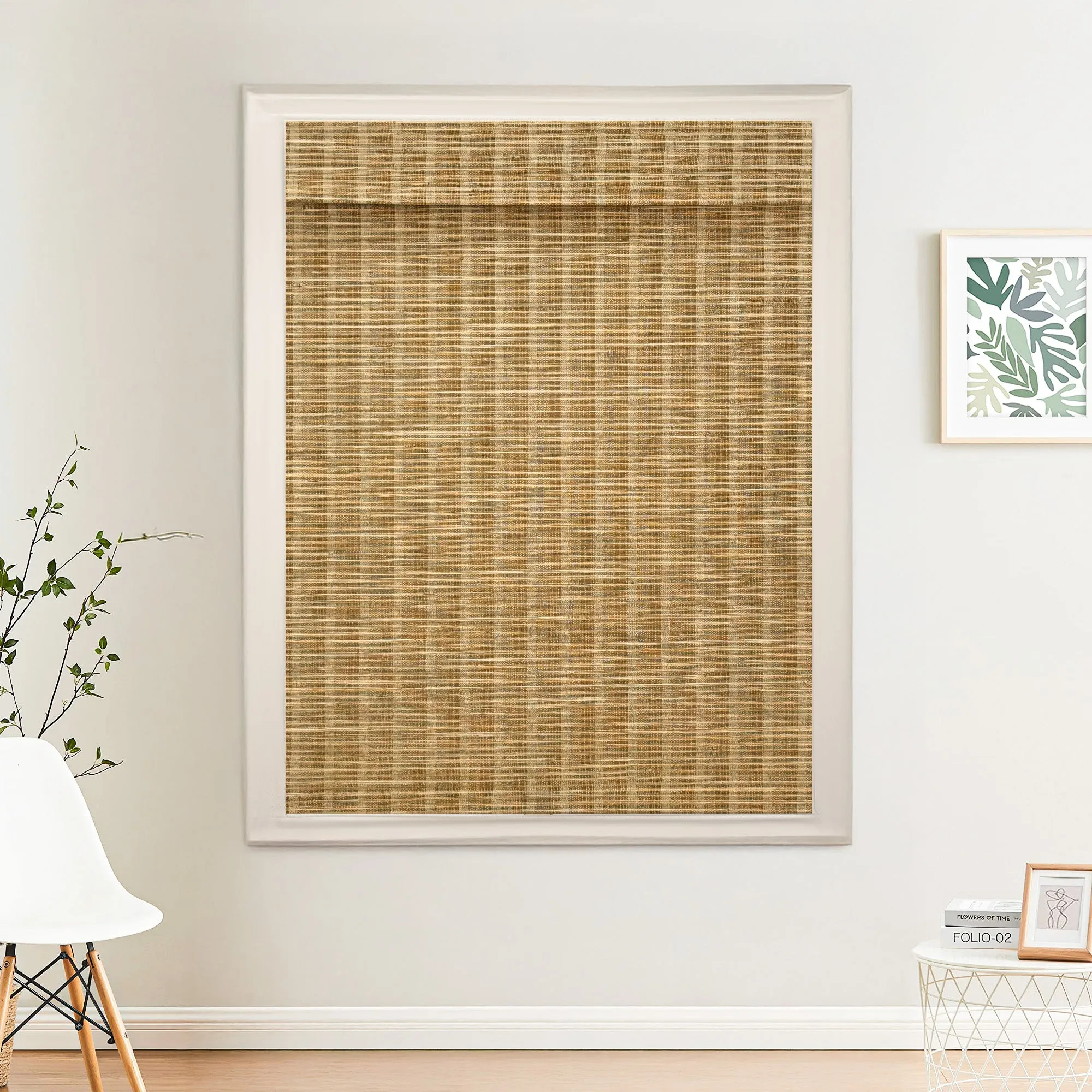 Nomi No-Drill Woven Bamboo Blinds & Shades | Tree Bark