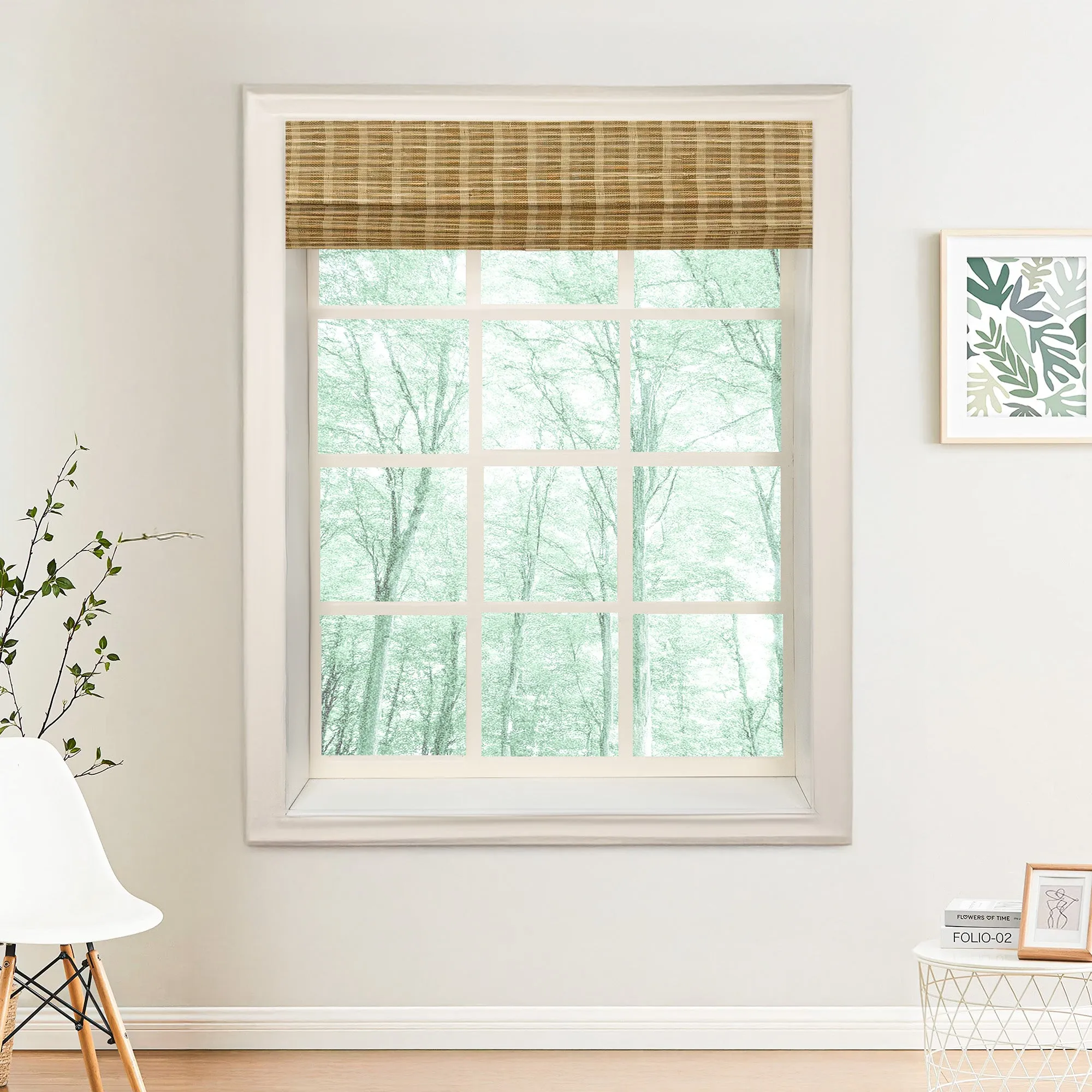 Nomi No-Drill Woven Bamboo Blinds & Shades | Tree Bark