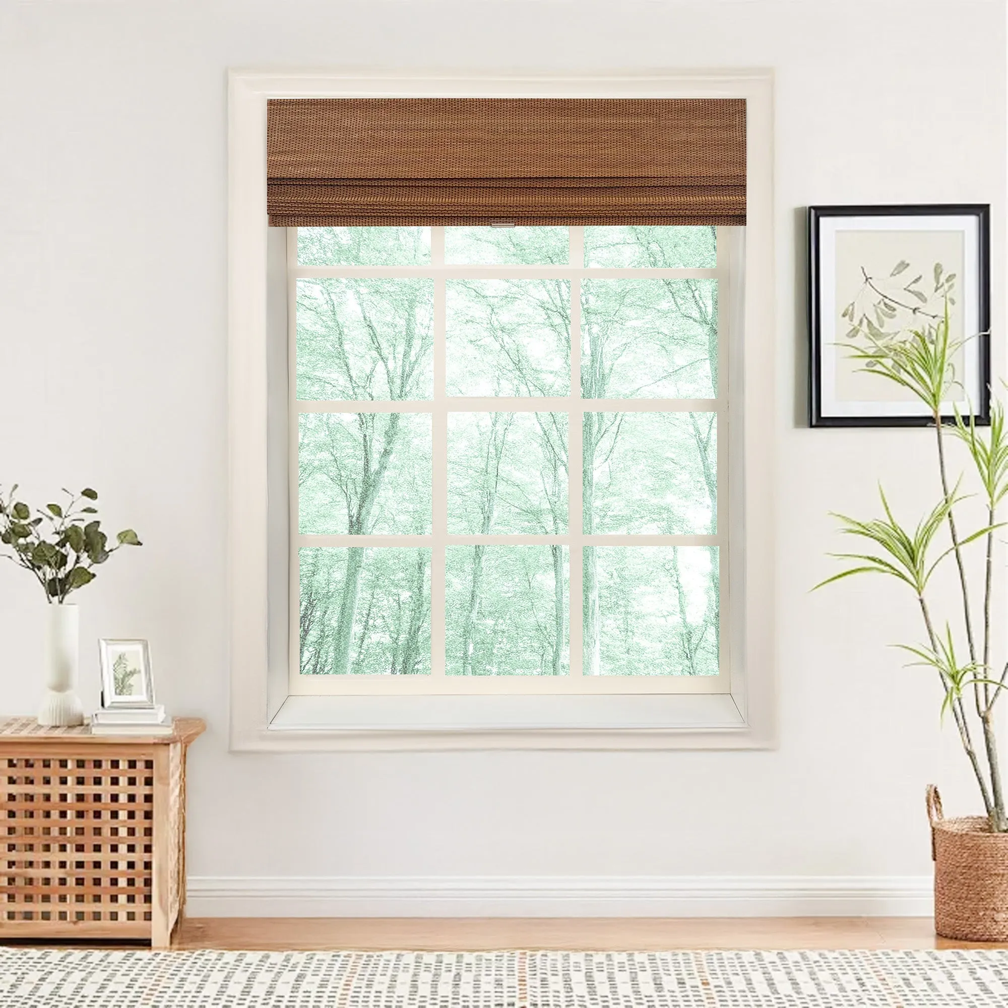 Nomi Woven Bamboo Blinds & Shades | Brown