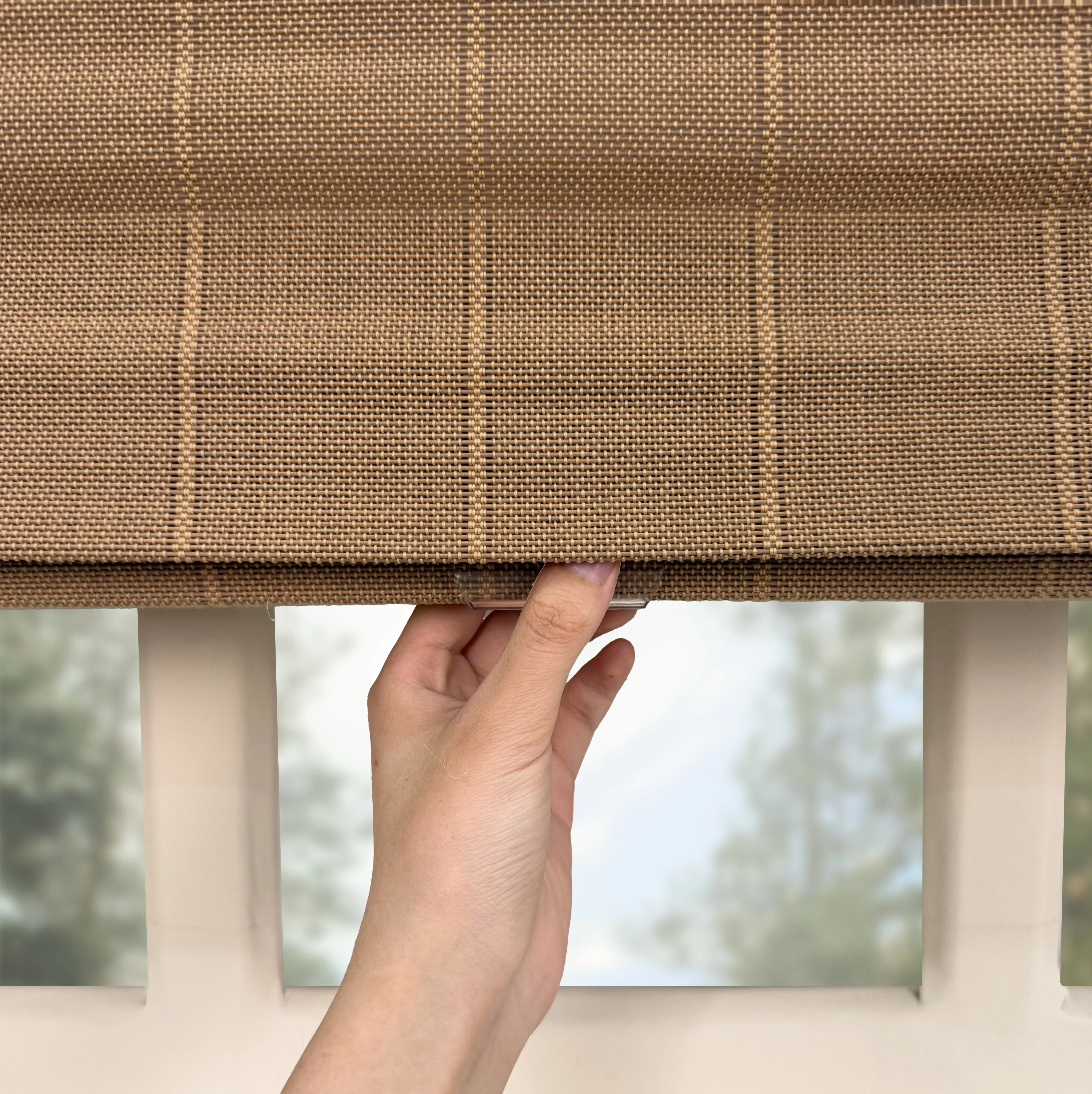 Nomi Woven Bamboo Blinds & Shades | Light Brown