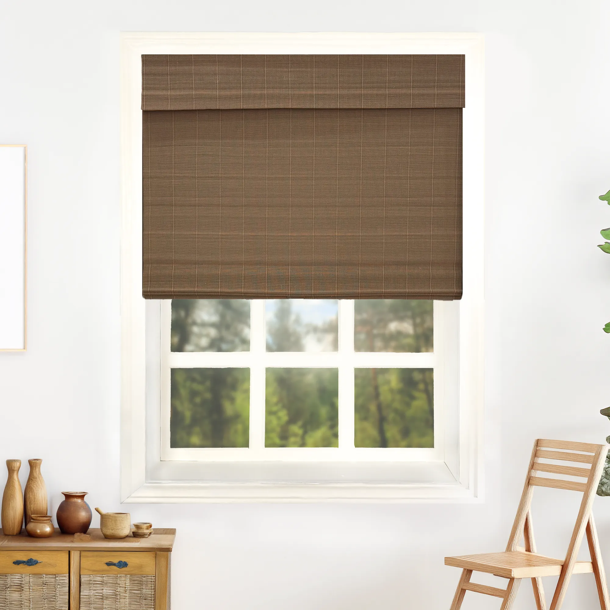 Nomi Woven Bamboo Blinds & Shades | Light Brown
