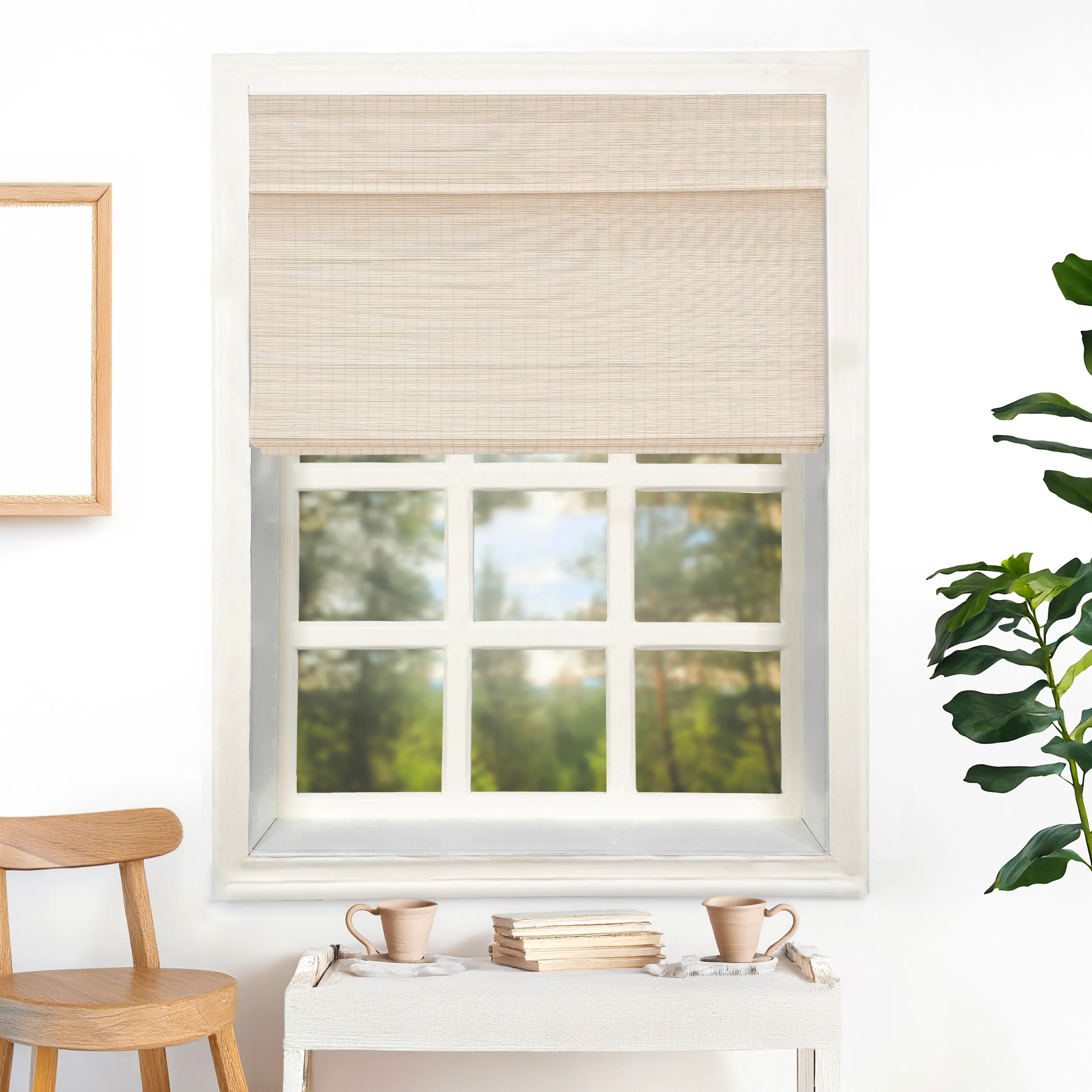 Nomi Woven Bamboo Blinds & Shades | Sandstone