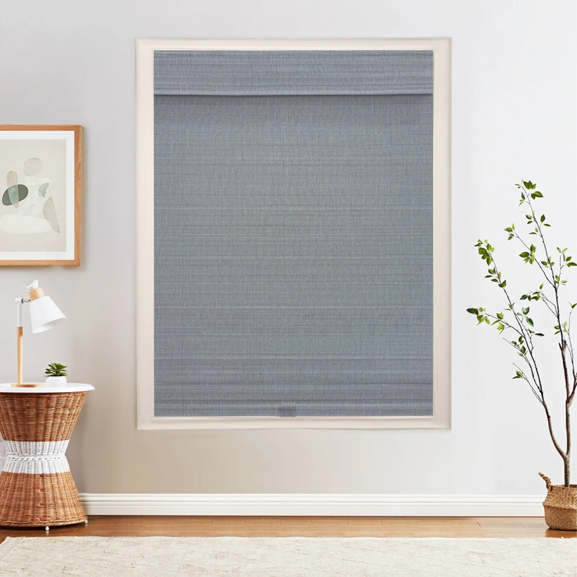Nomi Woven Bamboo Blinds & Shades Top Down Bottom Up | Cobblestone