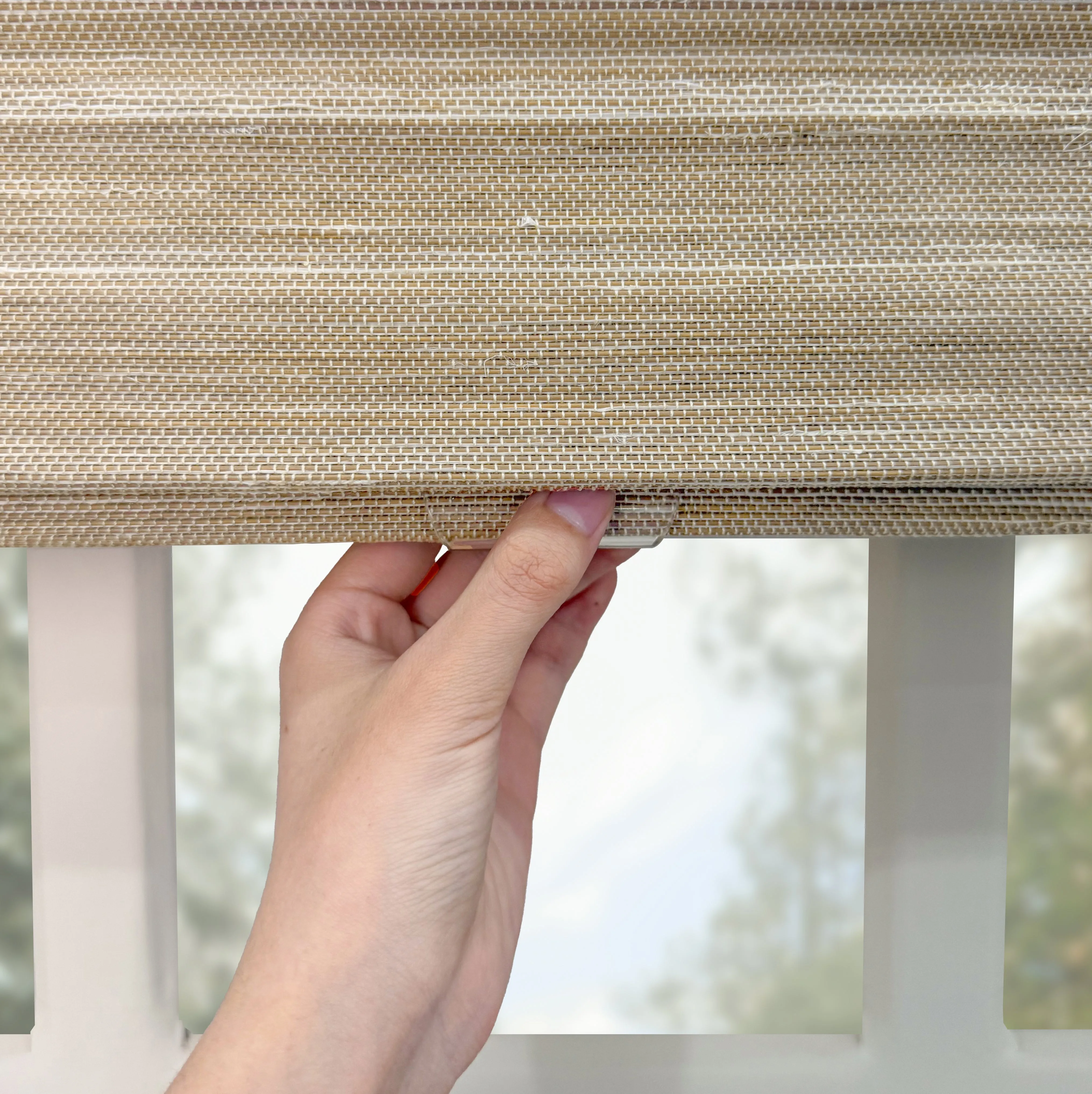 Nomi Woven Bamboo Blinds & Shades Top Down Bottom Up | Hemp Grass
