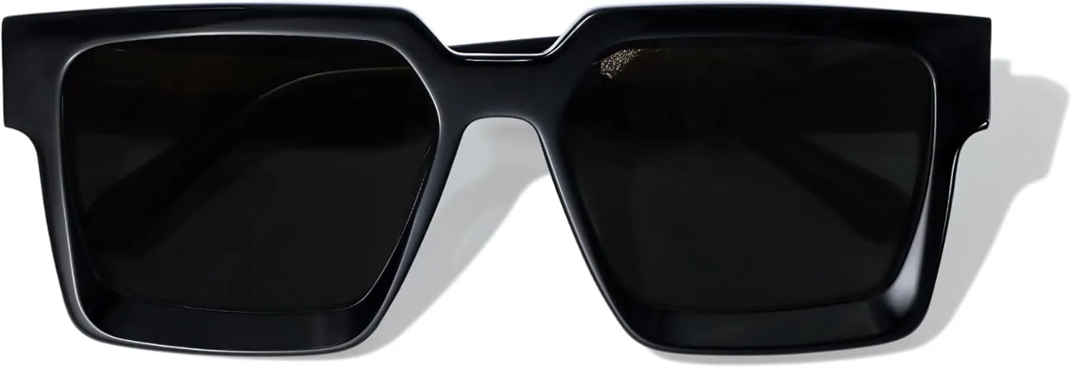 Non Polarized Acetate Sunglasses RY-A01 Frame with UV Protection Impact Resistant Nylon Lens Retro Unisex