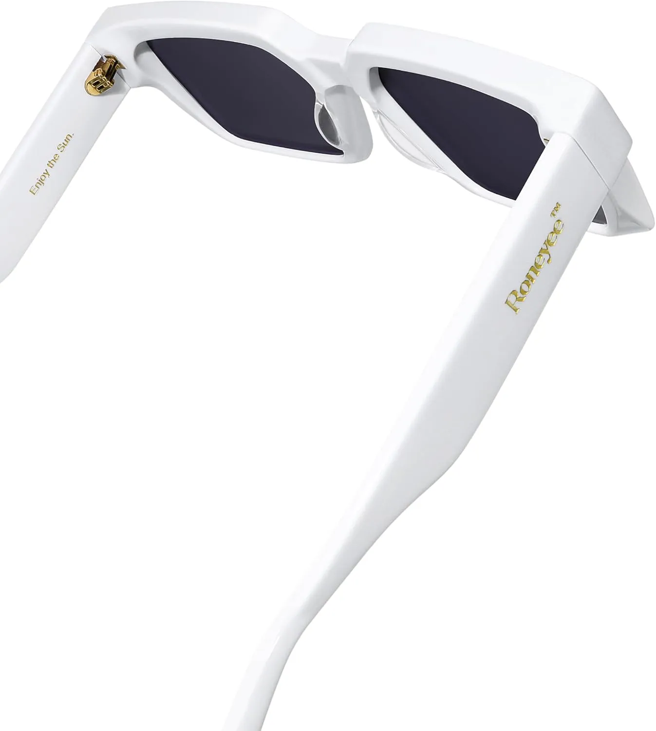 Non Polarized Acetate Sunglasses RY-A01 Frame with UV Protection Impact Resistant Nylon Lens Retro Unisex